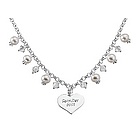 White Freshwater Pearl Heart Necklace