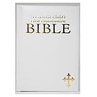 A Catholic Child's First Communion Bible with White Cover