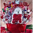 Cuddles & Hugs Valentine Candy Bouquet