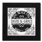 Wedding Love Never Fails Scissors Print