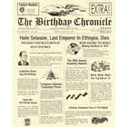 Personalized Birthday Chronicle