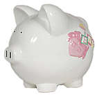 Baby's First Christmas Piggy Bank for a Girl