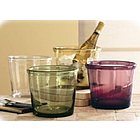 Hand Blown Glass Ice Bucket