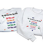 Agenda for the Day Sweatshirt