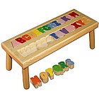 A-Z Alphabet Puzzle Stool