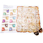 Pin The Flag Pirate Treasure Map