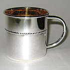 .925 Sterling Silver Baby Cup
