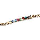 10K Gold Mother's Birthstone Bracelet