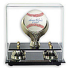 Golden Classic Engravable Single Baseball Display Case