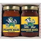 Notre Dame Fighting Irish NCAA Barbecue Sauce and Salsa Set