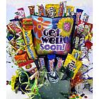 Cheerful Wishes Get Well Candy Bouquet