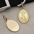 Personalized St. Francis 24K Pet Medal