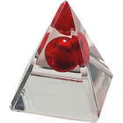 Mars Lucite Pyramid