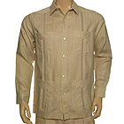Irish Linen Guayabera Long Sleeve Shirt