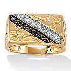 Men's Nugget-Style 10k Gold Ring
