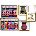 ScentsOil� Aromatherapy 9 pack Sampler with Burner