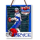 Personalized Name Plaque - Football