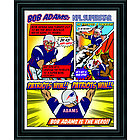 Personalized NFL Team Framed Cartoon Print