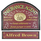 Insurance Agent Personalized Wood Sign