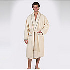 Beige Waffle Terry Bathrobe