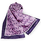Paws for Cause Purple Long Silk Scarf