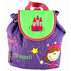 Personalized Kids Quilted Backpack with Princess