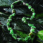 Raw Emerald Jewelry Set