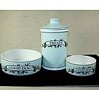 Good Dog Bowls & Canister Gift Set