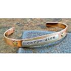 Carpe Diem Copper Cuff Bracelet