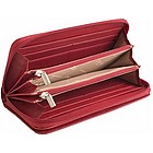 Accordian Zip Around Clutch Wallet