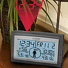 Wireless Silver Projection Forecast Station & Atomic Clock