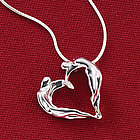 Sterling Silver Better Half Necklace