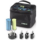 Dual-Voltage Compact Travel Hairsetter and Adaptor Plugs