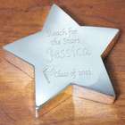 Reach for The Stars Silver Star Graduation Paperweight Keepsake