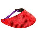 Glitzy Red Visor