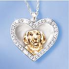 My Devoted Friend Dog Pendant Golden Retriever