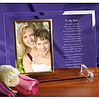 Personalized Mother's Day Beveled Glass Picture Frame