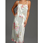 Oscar De La Renta Blooming Fields Printed Charmeuse Gown