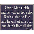 Give a Man a Fish Sign