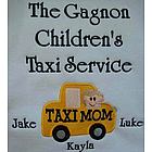 Taxi Mom Personalized Family Shirt