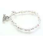 Elegant Swarovski Crystal and Pearl Godmother Bracelet