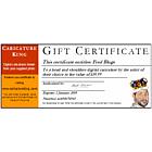 Caricature Gift Certificate