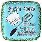 Backyard Chef Ceramic Plate