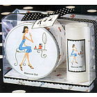 Glamour Girl Candle & Puff Gift Set