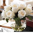 White Everlasting Roses Bouquet