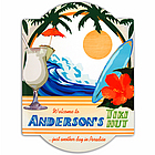 Personalized Vintage Tiki Tavern Sign