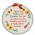 Embroidery Mother Daughter Poem Craft Kit