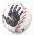 Personalized Autographed Hand Print Baseball Gift