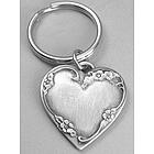 Personalized Heart Keyring