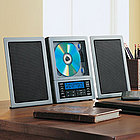 Brookstone Wafer-Thin CD/ MP3 Shelf System